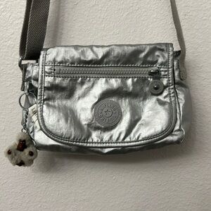 Silver Kipling crossbody bag